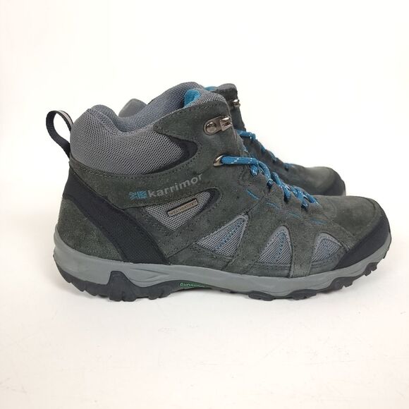 Shoes - Karrimor Womens Mount Low Gray Lace Up Activewear Hiking Shoes Size 6.5